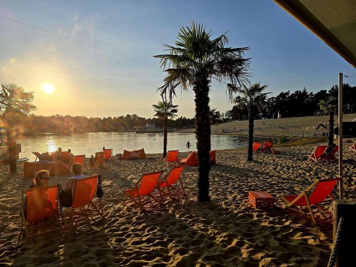 Abendstimmung am Bernsteinsee