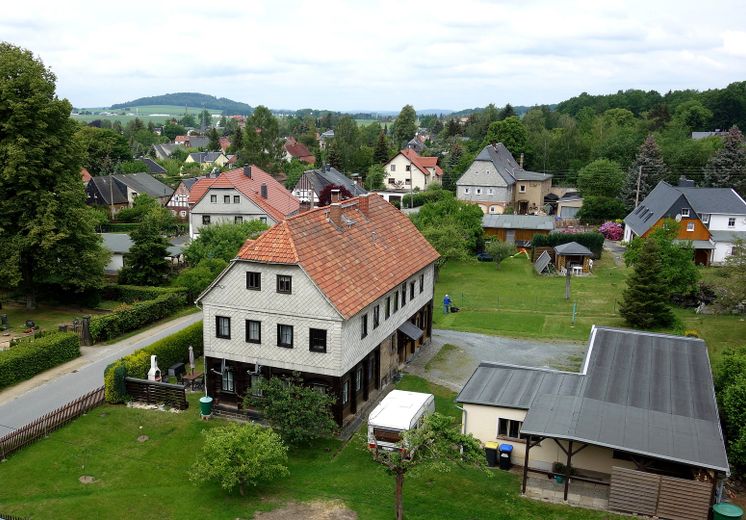 Modernisierte Jugendstilvilla – Blick nach W