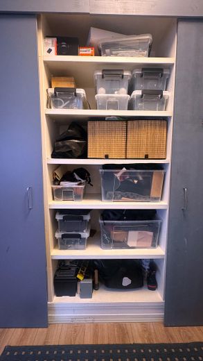 Eingang und Einbauschrank