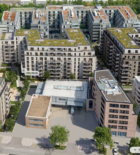 Esclusivo appartamento di nuova costruzione di 3 stanze con balcone, cucina attrezzata e garage sotterraneo ad Amburgo-Rothenburgsort – Foto 3