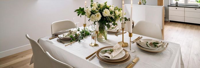 Esszimmer (Deko KI generiert)