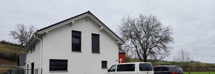 Haus von Straßenansicht