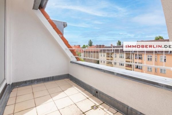 IMMOBERLIN.DE - Appartamento inondato di luce con terrazza esposta a sud-ovest in posizione rinomata