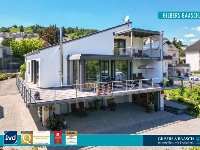 Bernkastel-Kues: Moderne Architektenvilla in top Lage mit großem Grundstück / Moselblick / Erdwärme – फोटो 1