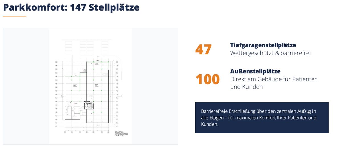 Ihr neuer Erfolgsstandort in Bestlage - individuelle Gewerbefläche im Gesundheitscampus Salzweg – Stellplätze