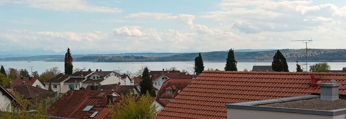 Aussicht vom Dachfenster aus