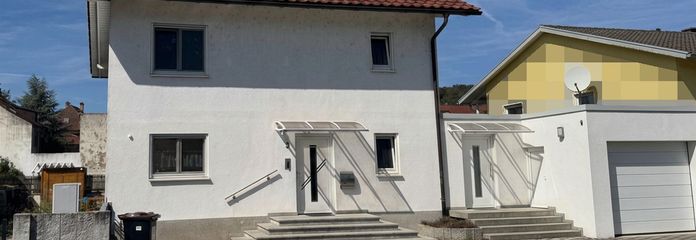 Grosses Einfamilienhaus in zentraler Lage – Frontansicht
