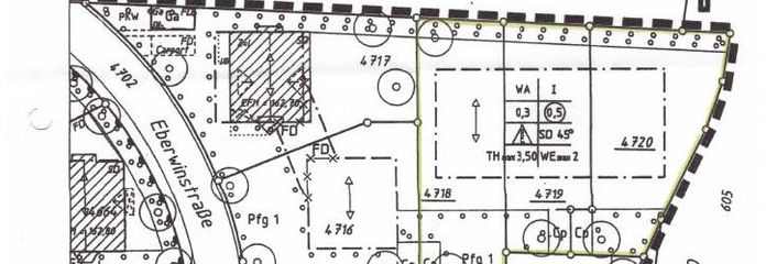 Lageplan der Flurstücke
