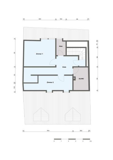 Grundriss 2-Raum Wohnung