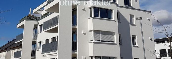 Солнечный пентхаус с 2,5 комнатами в Маркдорфе, с видом на Альпы и лифтом, в небольшом жилом комплексе