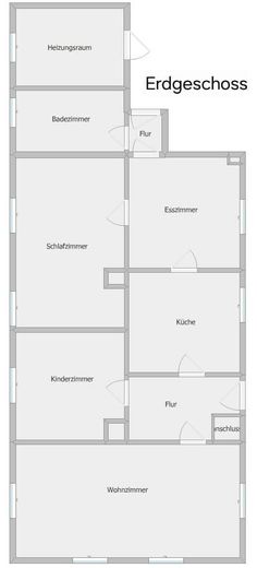 Einfamilienhaus/Zweifamilienhaus Sanierungsbedürftig oder Abriss – Erdgeschoss