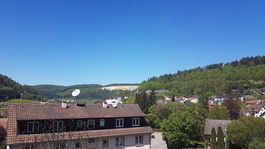 Aussicht vom Balkon