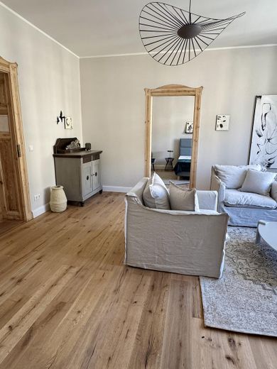 Blick vom Wohnzimmer