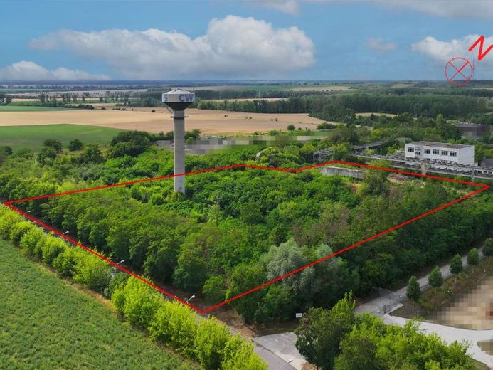 Teren przemysłowy z bunkrem naziemnym i wieżą | ok. 15.646 m² | bez prowizji – Zdjęcie 1