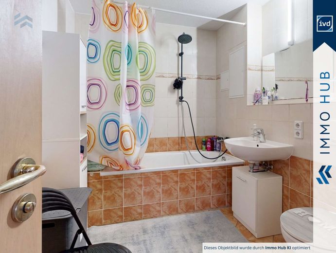 ++ Affascinante appartamento su due livelli locato, nell’edificio sul retro con terrazza di 37 m² ++ – 5491801-ozqSajZsj5Aso1Ym7JnB2Buc-Bad.jpg