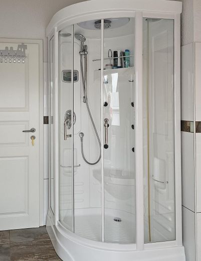 Duschbad im OG - Dampfdusche