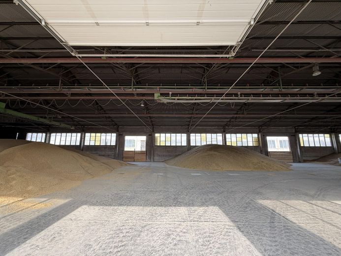 Großzügige Gewerbefläche mit Lagerhallenbestand und Büro in Neustadt a. d. Orla – Lagerhalle innen