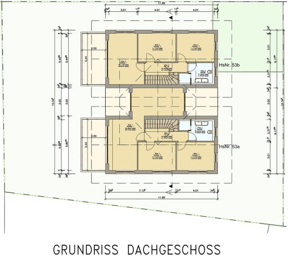 Wohnen mit Bergkulisse – massiv gebaut, für immer daheim – Dachgeschoss Haus 1 und 2