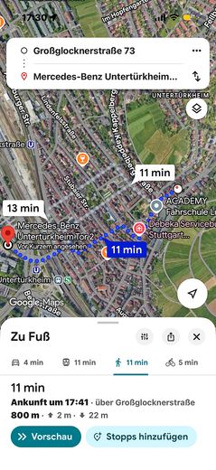 Wunderschöne, offene und modernisierte 2-Zimmer-Wohnung mit Balkon in Stuttgart-Untertürkheim – Weg zum Bahnhof