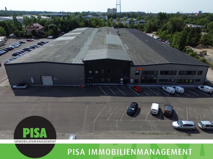 Vielseitige Gewerbehalle ca. 2.000 m² mit Büroteil, Starkstrom & Stellplätzen an der Alten Messe – फोटो 1