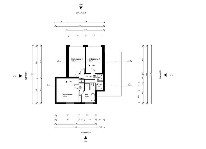 Luxus-EFH kernsaniert 2026 | Klasse A | 1.448 m² Grundstück – Dachgeschoss