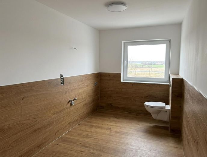 Geniş balkonlu modern 1 odalı daire – WC