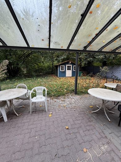 Terrasse mit Überdachung