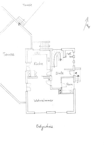 Skizze Grundriss EG