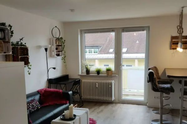 1-Zimmer-Wohnung mit Westbalkon