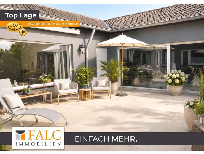 Schöner Freistehender Bungalow mit sonnigem Gartengrundstück in Pulheim! – Terrasse
