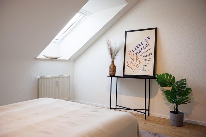 Bezugsfertige 2-Zimmerwohnung inkl. Tiefgaragen Stellplatz – Schlafzimmer
