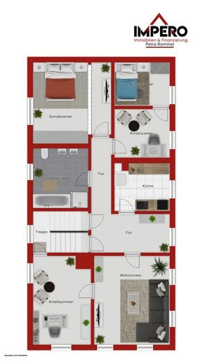 Projekt Traumhaus: Historisches Zweifamilienhaus mit gigantischem Potenzial in 96342 Stockheim-Burggrub! – Obergeschoss