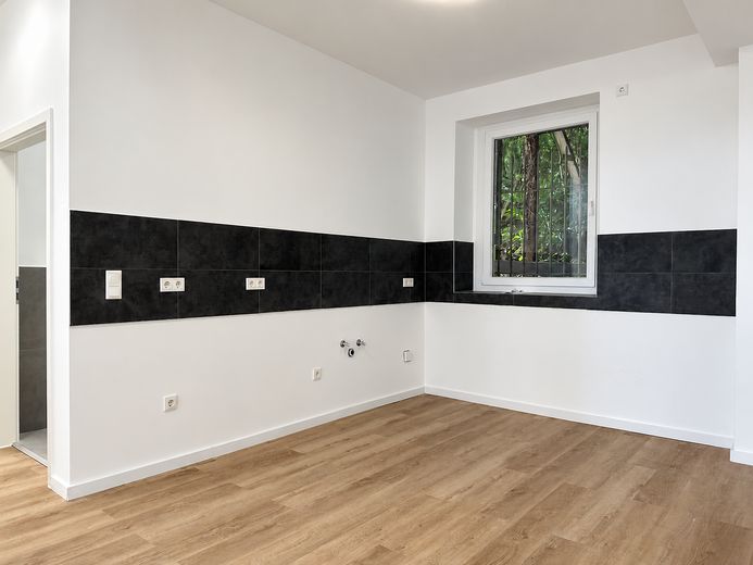 Erstbezug nach Umbau – moderne barrierearme 3-Zimmer-Wohnung in Kierspe – Küche