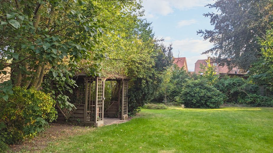 Quand le calme rencontre la proximité - Maison individuelle avec jardin à Neu Hagen - sans commission – Blick in den großen Garten