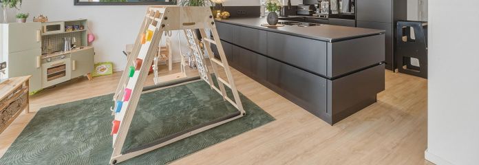 Küche/Spielbereich Hauptwohnun