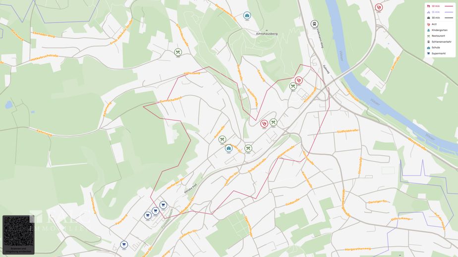 Vlotho ! Haus mit Fernblick für die große Familie ! – Site plan (micro)