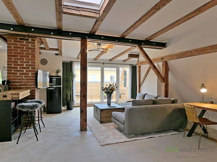 (EF0783_M) Kassel-Stadt: West, Neu möbliertes Apartment mit Balkon, ruhige Wohnlage, WLAN und Balkon – Foto 1
