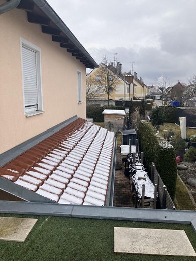 Überdachung Kellerabgang