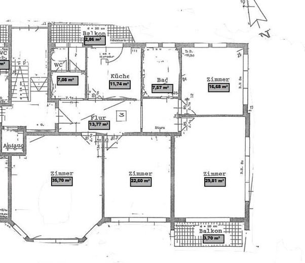 4-Zimmerwohnung in Freiburg Ost (Waldsee) – फोटो 1