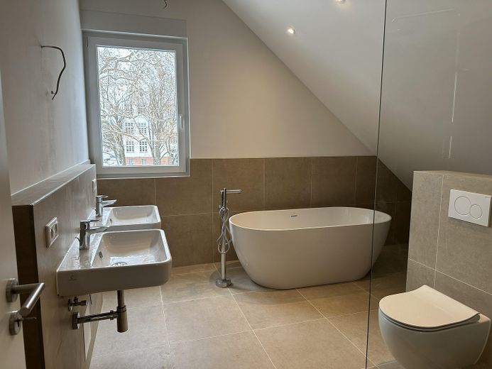 Freistehende Badewanne