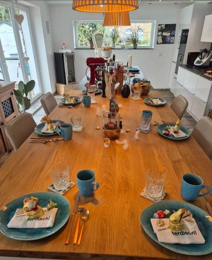Traumhaus mit Einliegerwohnung in Saabrücken, Pool, Sauna, Klima .... – Küche Haupthaus