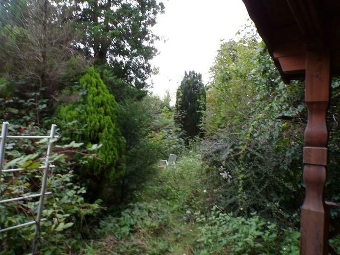 Baugrundstück (erschlossen) - an einer Hauptstraße, aber in 2.ter Reihe und dadurch ruhig gelegen – 4a Fläche am Holzgartenhaus (mittlerer Bereich)
