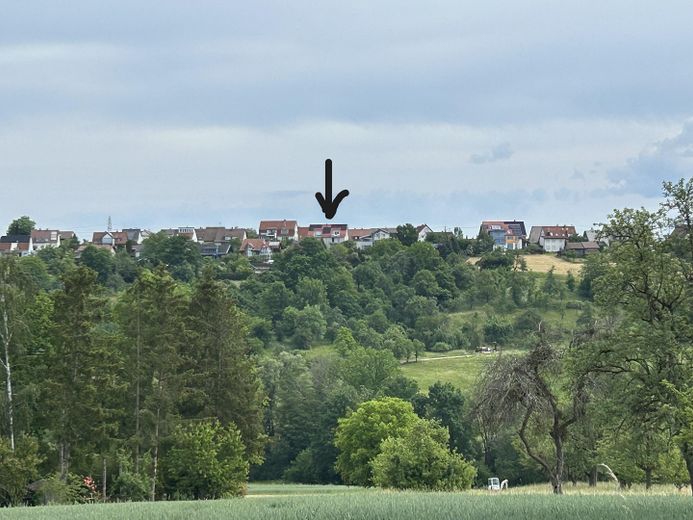 Living with panoramic views of the Schönbuch in Pliezhausen-Rübgarten – Blick vom Schönbuch