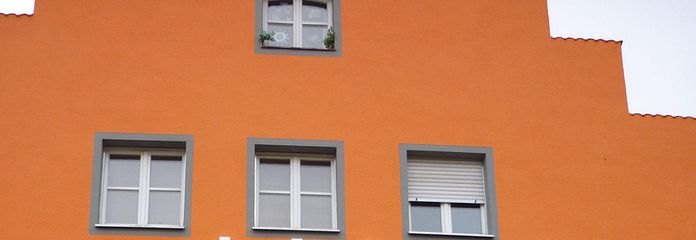 Fassade an der Straße