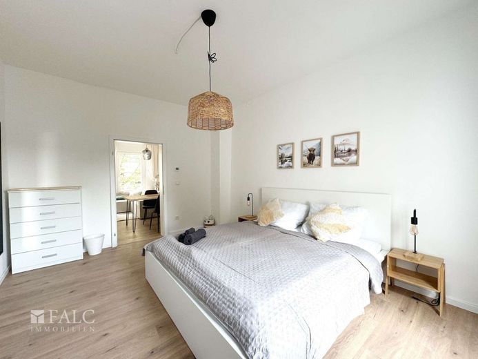 Mehrfamilienhaus-12 Wohnungen-Energieklasse A – Schlafzimmer
