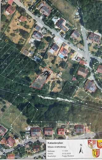 Subasta de división: vivienda pareada con granero en Weißenohe + 3 superficies agrícolas – Flurstück 174