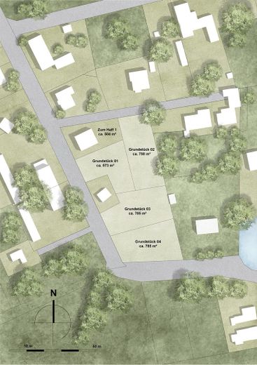 Bauträgerfreies Baugrundstück in idyllischer Lage – Am Salzhaff - Teßmannsdorf - provisionsfrei – Lageplan