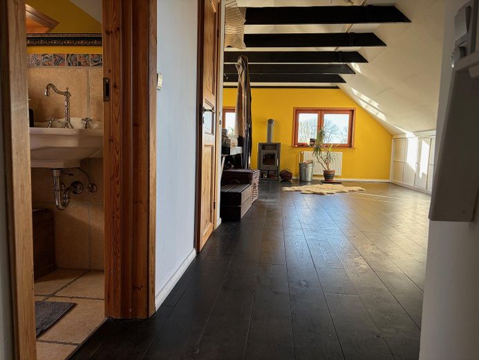 Hamburg'un kapılarında enerji verimli müstakil ev – Schlafzimmer mit Sauna