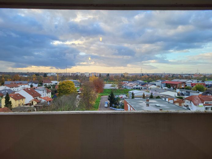 Mooi appartement met balkon in Nussloch – Ausblick
