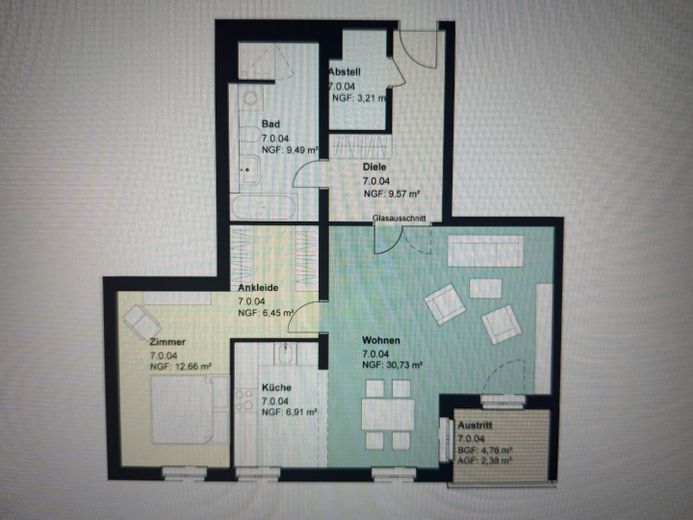 NEW modernized 2-room apartment with kitchen in the prime location – Foto 18